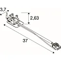 SLV plug-in connector RETRO CON 4P004 4-pole, white