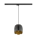 Luminaria colgante trifásica HAVEN 25 con portalámpara E27 IP20, dorado
