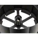 Luminaria colgante trifásica HAVEN 25 con portalámpara E27 IP20, dorado