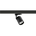 Foco trifásico BIMA 2.0 3PH SINGLE QPAR51 de 1 llama, cardánico, con portalámpara GU10 IP20, negro