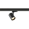 Foco trifásico BIMA 2.0 3PH SINGLE QPAR51 de 1 llama, cardánico, con portalámpara GU10 IP20, negro