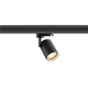 Foco trifásico BIMA 2.0 3PH SINGLE QPAR51 de 1 llama, cardánico, con portalámpara GU10 IP20, negro