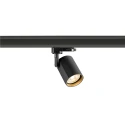 Foco trifásico BIMA 2.0 3PH SINGLE QPAR51 de 1 llama, cardánico, con portalámpara GU10 IP20, negro