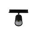 3-phase spot TRACKSPOT P swivelling, suitable for VDU workstation IP20, black dimmable