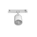 Foco trifásico TRACKSPOT V giratorio, apto para puestos de trabajo VDU IP20, blanco regulable