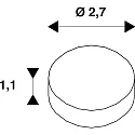 SLV ring for GRIP! S, nickel