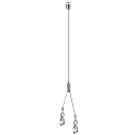 Suspensión del techo BATTEN INDUSTRY C+P, plata