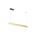 SLV Luminaria colgante LINIUS 120 PD PHASE ROSETTE con baldaquino IP20, latón regulable