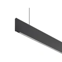 Luminaria colgante LINIUS 150 PD DALI ROSETTE controlable por DALI, con baldaquino IP20, latón regulable