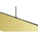 SLV Luminaria colgante LINIUS 150 PD DALI ROSETTE controlable por DALI, con baldaquino IP20, latón regulable