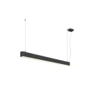 pendant luminaire GLENOS® 2.0 PD 120CM DALI controllable, UGR < 19 IP20, black dimmable