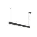 pendant luminaire GLENOS® 2.0 PD 120CM DALI controllable, UGR < 19 IP20, black dimmable