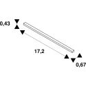 SLV Cable de interconexión LEDSTRIP COB XS
