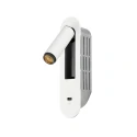 SLV Luminaria de pared empotrable GRIP! S WL DIM USB-C con interruptor, ajustable, con función de carga USB IP20, negro