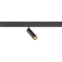 Proyector para raíl GRIP! M 48V DALI (DEEP & RECESSED TRACK) cardánico IP20, dorado, negro regulable