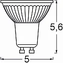 SLV WIFI LED Smart light bulb ZigBee controllable GU10 4,9W 300lm 100° dimmable clear