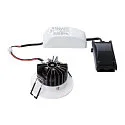 SLV Luminaria empotrable para techos PATTA-I ROUND redondo, rígido IP65 / IP20, blanco regulable