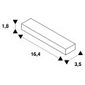 SLV Conector flexible monofásico, blanco