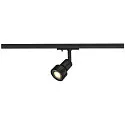 Foco monofásico PURI TRACK ajustable GU10 IP20, negro regulable