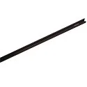 Eutrac Raíl de montaje trifásico EUTRAC 1M SURFACE, negro