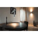 SLV Wall luminaire PLASTRA Tube, plaster, white, 2xGU10