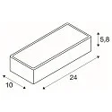 LED Wall luminaire WL149 LED, 2x7,2W, 3000K, white