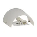 SLV Luminaria de pared BASKET E27, satinado, gris plateado