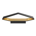 SLV Luminaria de pared CARISO WL-4 LED, latón, negro regulable