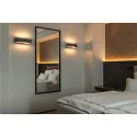 SLV Luminaria de pared CARISO WL-4 LED, latón, negro regulable