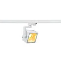 Foco trifásico EURO CUBE ON-OFF forma de cubo, conmutable, cardánico IP20, blanco 