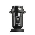 SLV Luminaria de pedestal FENDA II TRIPOD BASIS con interruptor, sin pantalla E27 IP20, negro 