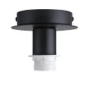 Ceiling luminaire FENDA E27 Ceiling canopy, shade excl., black