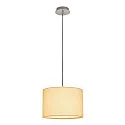 SLV Luminaria colgante FENDA sin pantalla E27 IP20, cromo regulable