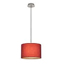SLV Luminaria colgante FENDA sin pantalla E27 IP20, cromo regulable