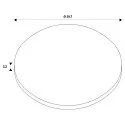 SLV FENDA Shade-Cover / Diffuser for Ceiling-/ Pendant luminaire, for Ø 30cm, Acrylic glass white
