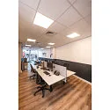 SLV Luminaria colgante LISENNE E27, gris, color humo regulable