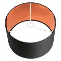 SLV Pantalla FENDA Ø 45.5CM plano, cilíndrico, color cobre, negro