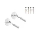 Soporte de pared TENSEO 2 piezas, flexible, blanco