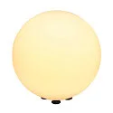 Objeto luminoso ROTOBALL con enchufe E27 IP44, blanco