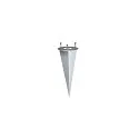 Earth spike silver grey