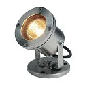 Outdoor Floor Spot NAUTILUS, IP67, QT-C51, GX5.3 max. 35W, swiveling, inox 304