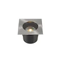 SLV Outdoor luminaire DASAR® ES111 Floor recessed luminaire square with square cover