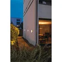 SLV LED Outdoor luminaire TERANG 2 Wall-/Ceiling luminaire, oval, 120°, SMD LED, 3000K, IP44, anthracite