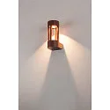 Luminaria de pared para exteriores SLOTS WALL cilíndrico, directo / indirecto, conmutable IP44, antracita 