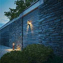 Luminaria de pared para exteriores SLOTS WALL cilíndrico, directo / indirecto, conmutable IP44, antracita 