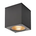 Luminaria de techo para exteriores BIG THEO CEILING IP44, antracita