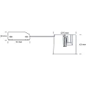 SLV Luminaria empotrable QUICK INSTALL G2 GU10 IP44, negro 