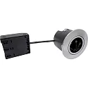 Luminaria empotrable QUICK INSTALL G2 redondo GU10 IP20, aluminio 