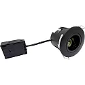 Luminaria empotrable UNI INSTALL G2 redondo GU10 IP44, negro 