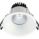 recessed luminaire VELIA round IP44, white matt dimmable 11W 3000K